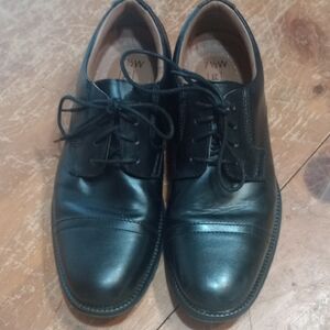 Classic Black Leather Men's Shoes